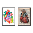 Charger l'image dans la galerie, heart anatomy medical posters in watercolor and dictionary styles by codex anatomicus
