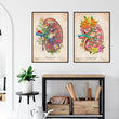 Load image into Gallery viewer, Kidney anatomy art print
