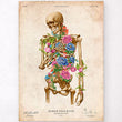 Load image into Gallery viewer, Vintage skeleton anatomy poster

