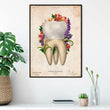 Load image into Gallery viewer, Tooth anatomy - molar print

