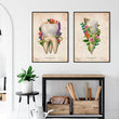 Load image into Gallery viewer, Wall art for dental clinics - molar and incissor

