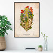Load image into Gallery viewer, Sacral nerves anatomy poster
