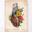 Load image into Gallery viewer, Foot anatomy poster vintage

