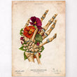 Laden Sie das Bild in den Galerie-Viewer, Handgelenkbruch - Floral - Vintage

