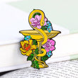 Load image into Gallery viewer, Bowl of Hygeia enamel pin
