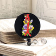 Charger l'image dans la galerie, Aorta with flowers badge reel for nurses
