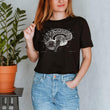 Laden Sie das Bild in den Galerie-Viewer, anatomical brain t-shirt for women by codex anatomicus
