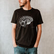 Laden Sie das Bild in den Galerie-Viewer, anatomical brain t-shirt for men by codex anatomicus
