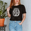 Laden Sie das Bild in den Galerie-Viewer, brain anatomy t-shirt for women by codex anatomicus

