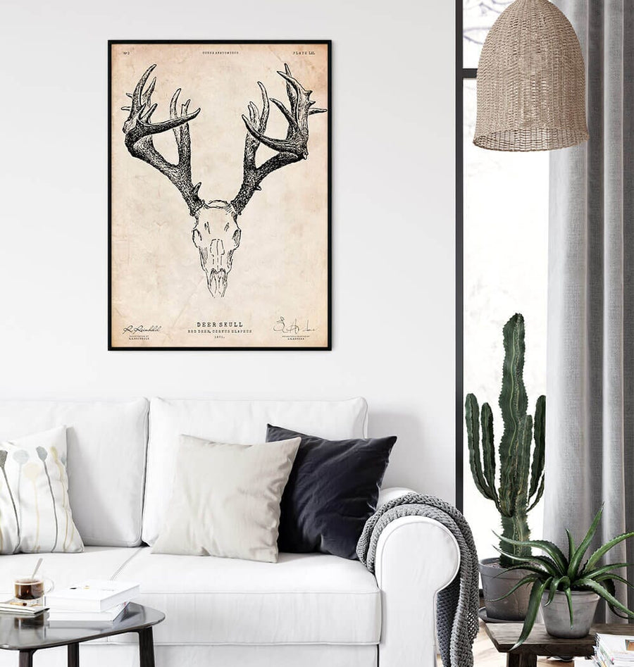 künstlicher hirschschädel Hirschschädel Kunst