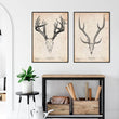 Charger l'image dans la galerie, Deer skull wall art
