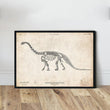 Charger l'image dans la galerie, Dinosaur skeleton print - Apatosaurus

