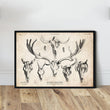 Laden Sie das Bild in den Galerie-Viewer, Deer skull posters
