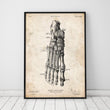 Charger l'image dans la galerie, Foot anatomy art print II vintage poster
