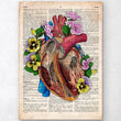 Charger l'image dans la galerie, Heart anatomy dictionary art print
