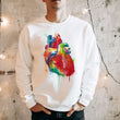 Charger l'image dans la galerie, anatomical heart sweatshirt for doctors by codex anatomicus
