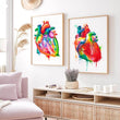 Charger l'image dans la galerie, Heart anatomy poster
