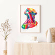 Charger l'image dans la galerie, Neck muscles anatomy art print in a frame by codex anatomicus
