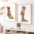 Charger l'image dans la galerie, Leg anatomy art - Watercolor Anatomy Poster
