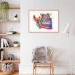 Charger l'image dans la galerie, Jaw anatomy poster in a frame
