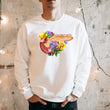 Laden Sie das Bild in den Galerie-Viewer, pancreas anatomy floral sweatshirt for men by codex anatomicus
