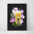 Charger l'image dans la galerie, Floral dental anatomy art print by Codex Anatomicus
