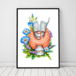 Charger l'image dans la galerie, Thyroid anatomy poster by codex anatomicus
