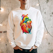 Laden Sie das Bild in den Galerie-Viewer, Herz II Unisex Sweatshirt - Aquarell
