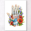 Load image into Gallery viewer, Hand anatomy poster
