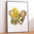 Charger l'image dans la galerie, Pelvis anatomy art print
