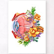 Charger l'image dans la galerie, Sagittal section eye anatomy poster

