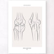 Charger l'image dans la galerie, knee anatomy poster by codex anatomicus
