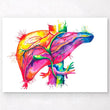 Load image into Gallery viewer, Liver anatomy poster
