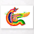 Laden Sie das Bild in den Galerie-Viewer, Pancreas anatomy poster
